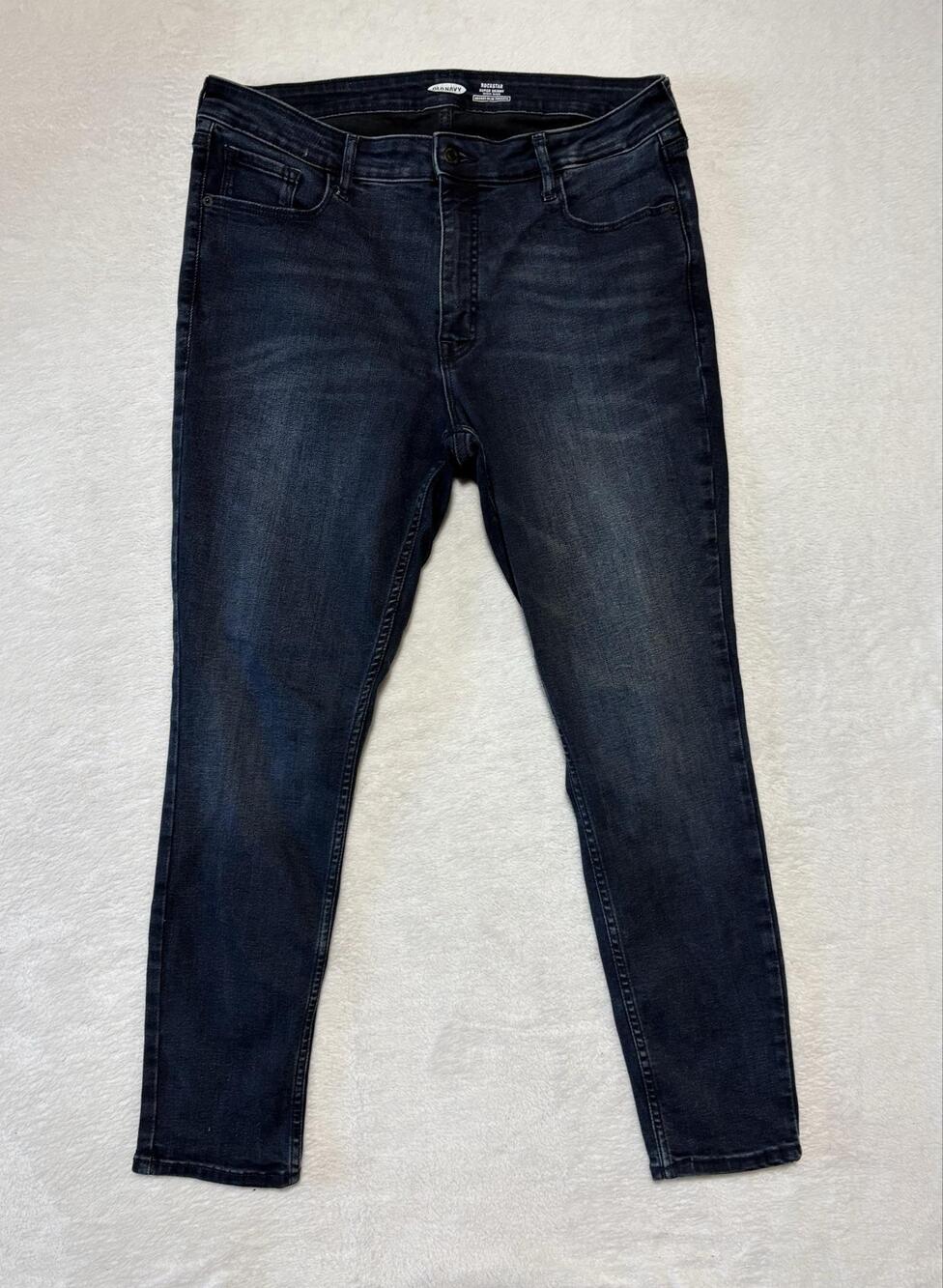 Old Navy Jeans Womens 16 Blue High Rise Rockstar Skinny Stretch Denim Shaping